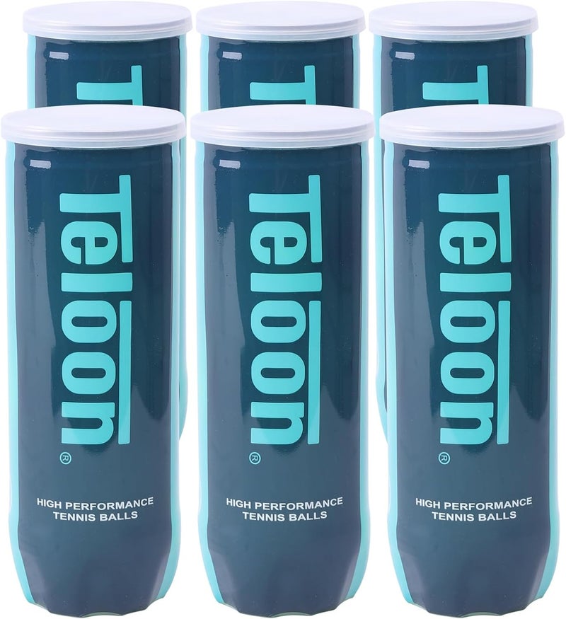 Teloon Championship Tennis Balls - Extra Duty - Regular Duty Felt Pressurized Tennis Balls - Image 1